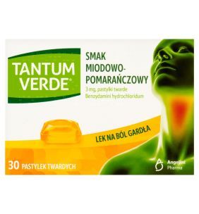 Tantum Verde sm.miod-pomar., 3 mg, pastyl.twarde, 30szt