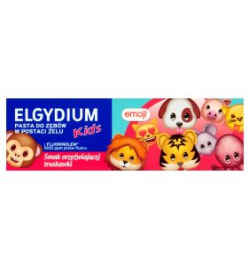 Elgydium Emoji Kids, pasta d/zęb.,orzeźw.trusk.,3-6 lat,50ml