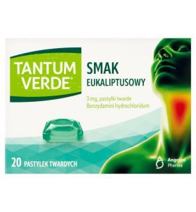 Tantum Verde sm.eukaliptusowy, 3 mg, pastyl.twarde,20szt,bl