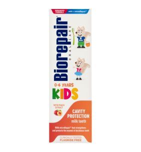 BioRepair Kids, pasta do zębów, brzoskwinia, 0-6 lat, 50 ml