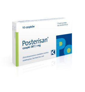 Posterisan, 387,1 mg, czopki doodbytnicze, 10 szt.