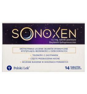 Sonoxen, 12,5 mg, tabl.powl., 14 szt