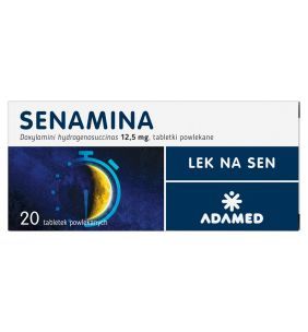 Senamina, 12,5 mg, tabletki powlekane, 20 szt