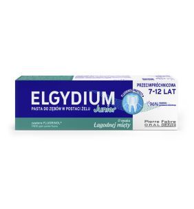 Elgydium Junior, pasta d/zęb,łagodna mięta, 50 ml