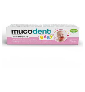 Mucodent Baby, żel, na ząbkowanie, 15 ml