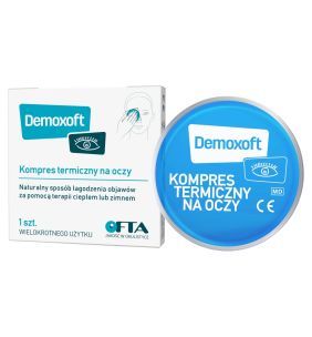 Demoxoft, kompr., termiczny na oczy, 1 szt
