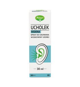 Ucholek Higiena, spray, do usuwania woskowiny usznej, 30 ml