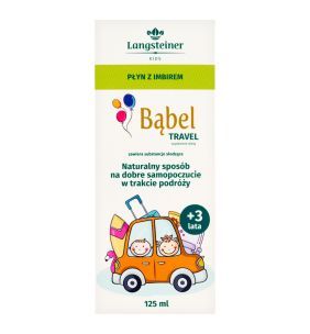 Bąbel Travel, płyn z imbirem, 125 ml
