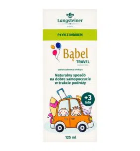 Bąbel Travel, płyn z imbirem, 125 ml