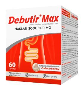 Debutir Max, kaps.twarde, 60 szt