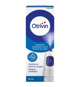 Otrivin 0.1%, (1 mg/ml), aer.do nosa, 10 ml, pompka z boku