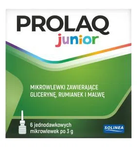 Prolaq Junior, mikrowlewka doodbytnicza, 3 g, 6 szt
