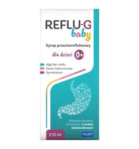 Reflu-G baby, syrop, p/refluksowy, dla dzieci, 210 ml