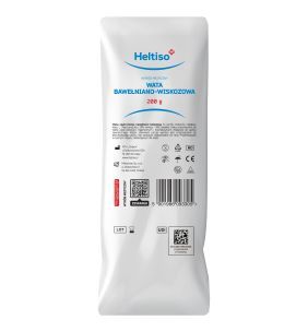 Heltiso, Wata opatrunkowa, bawełniano-wiskozowa, 200 g