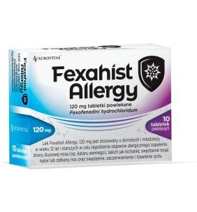 Fexahist Allergy, 120 mg, tabletki powlekane, 10 szt.