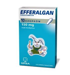 Efferalgan, 150 mg, czopki doodbytnicze, 10 szt.