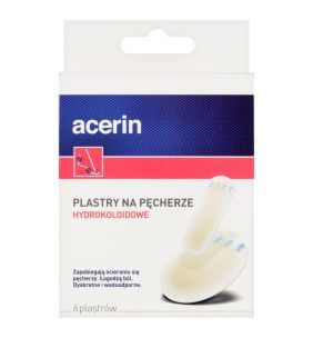 Acerin, plastry na pęcherze, 6 szt.