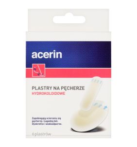 Acerin, plastry na pęcherze, 6 szt.