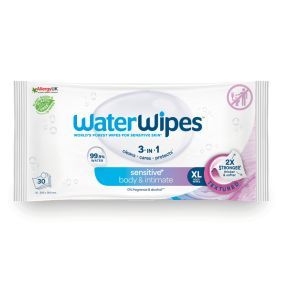 WaterWipes BIOAdult Care, chusteczki nawilżane dla dorosłych, XL, 30 szt.