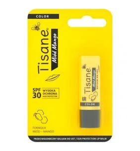 Tisane Color Miód Mango,balsam, d/ust,p/słonecz.,SPF30,5,1g
