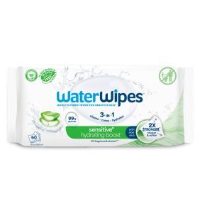 WaterWipes, chusteczki,nawilżającydla dzieci z ekstr.z aloesu,60szt