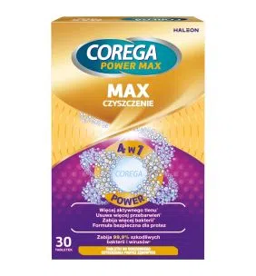Corega Power Max Max Czyszczenie,tabl.,do czyszcz.prot,30szt