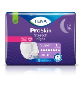 Tena Stretch ProSkin Super Night,piel-m,rozm.L,30szt(761196)