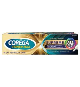Corega Power Max Supreme All in 1,krem mocujący do protez zębowych,40g