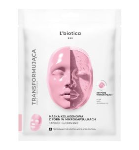 L’biotica, Transformująca Maska kolagenowa z PDRN w mikrokapsułkach, 1 szt.