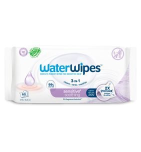 Water Wipes Soothing Clean, chusteczki nawilżane dla dzieci, 60 szt.