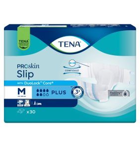 Tena Slip ProSkin, pieluchomajtki, plus, M, 30 szt,(710607)
