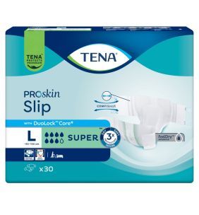 Tena Slip ProSkin, pieluchomajtki, super, L, 30 szt,(711404)