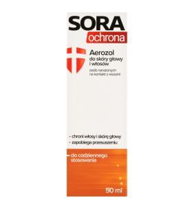 Sora ochrona, aerozol, do skóry głowy i włosów, 50 ml