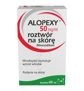 Alopexy, 5 %, roztw.na skórę, 60 ml, 1 butel.z pipetką