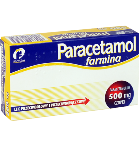 Paracetamol Farmina, 500 mg, czopki, 10 szt.