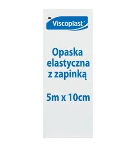 Viscoplast, opaska elastyczna z zapinką, 5 m x 10 cm, 1 szt.