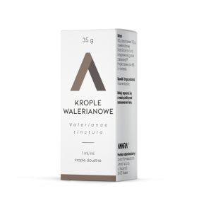 KROPLE WALERIANOWE, 1 ml/ml, krople doustne, 35 g
