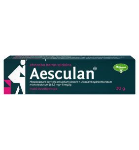 Aesculan (62,5 mg + 5 mg)/g, maść doodbytnicza, 30 g