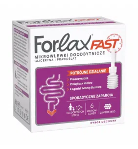 Forlax FAST, mikrowlewka doodbytnicza, 6wlew.