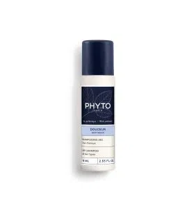 Phyto Softness, szampon suchy z prebiotykami do każdego rodzaju włosów, 75ml