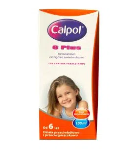 Calpol 6 Plus, (250 mg/5 ml), zawiesina doustna, 100 ml