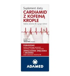 Cardiamid z kofeiną, krople doustne, 100 ml