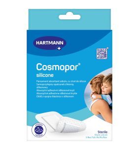 Cosmopor Silicone, opatr., chlonny, 10x8cm, 5 szt