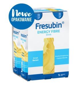 Fresubin Energy Fibre Drink,o sm.bananowym, 200 ml, 4 butel.