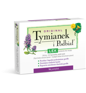 Original Tymianek i Podbiał, pastylki twarde, 16 szt.