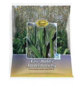 Liść babki lancetowatej, zioło pojedyncze, 50 g (Kawon)