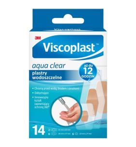 Viscoplast Aqua Clear, Plastry wodoszczelne, 14 szt.