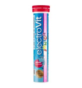 ElectroVit Junior, tabletki musujące, smak truskawkowy, 20 szt.