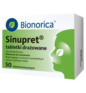 Sinupret, tabletki drażowane, 50 szt.