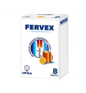 Fervex, granulat do sporządzania roztworu doustnego, 13 g, 8 saszetek